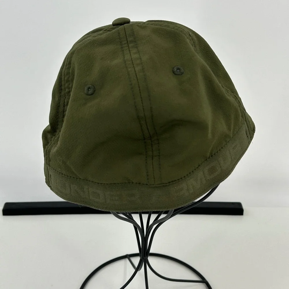 Under‎ Armour Mens Olive Green HeatGear Athletic Baseball Cap Hat LG/XL